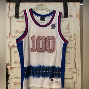 Champion #100 tank mesh jersey Blinged out for Peloton century ride size Medium